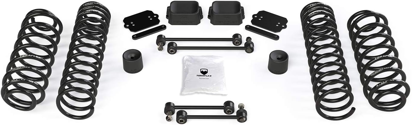 JL 2dr: 2.5” Coil Spring Base Lift Kit – No Shock Absorbers