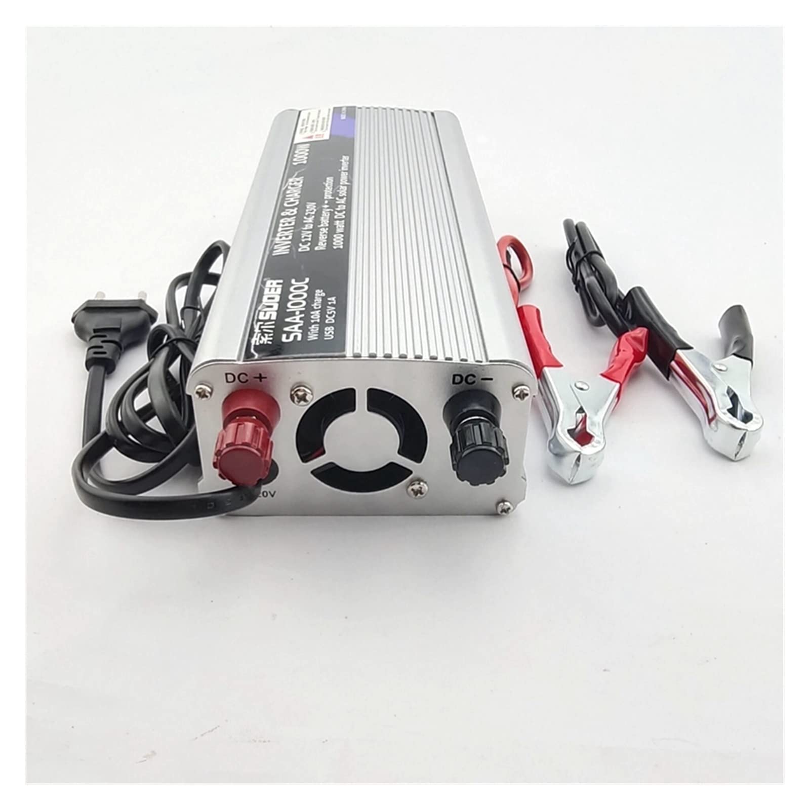 Hybrydowy konwerter napięcia falownika słonecznego 12 V 220 v USB 500 W 2000 W konwerter napięcia ładowarki solarnej konwerter napięcia konwertera samochodowego (2000 W 12 V)