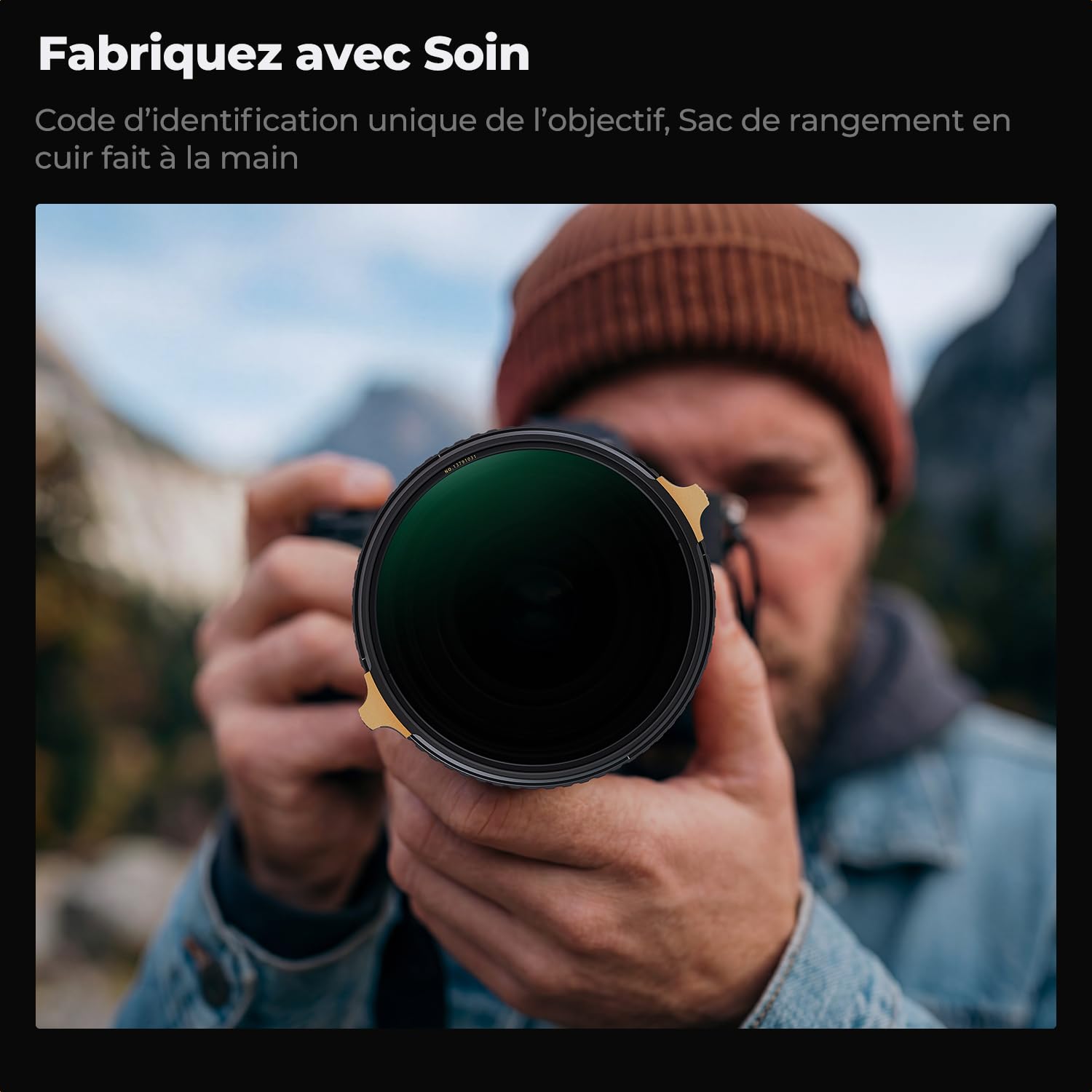 K&F CONCEPT Filtre ND2-32 et CPL 49mm Cuivre 2 en 1 Verre Optique AGC HD sans Croix Noire 1-5 f-Stops Revêtement Multicouche 36 Imperméable Anti-Rayures Anti-Reflets Nano-X Pro