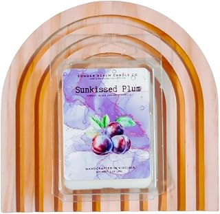 Sunkissed Plum- Black Cherry, Vanilla, Amber - Maximum Scent Wax Cubes/Melts- 1 Pack -2.5 Ounces