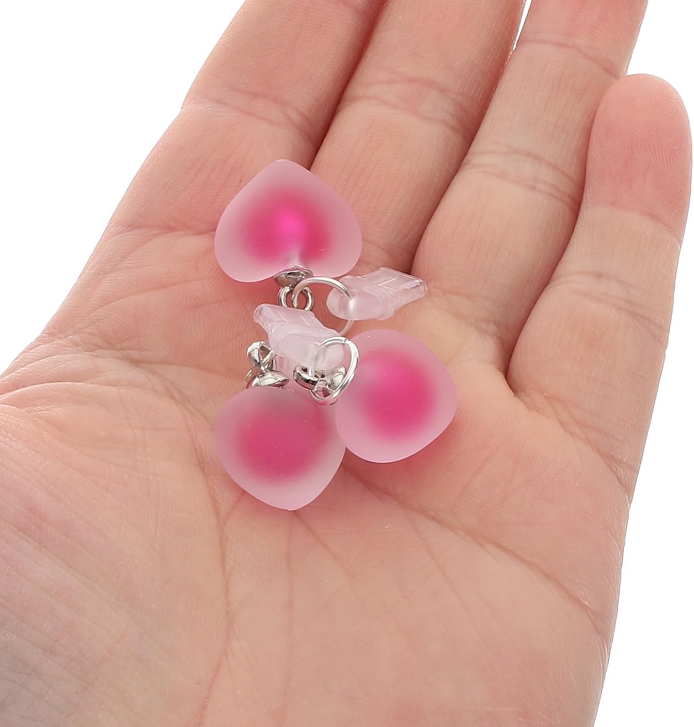 Heart USB C Decorative Dust Plug Charm 10pcs Alloy Plastic image 4