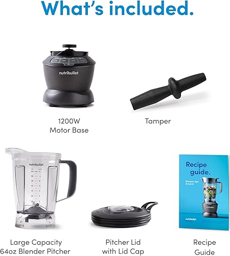 Miniatura 10 de NutriBullet ZNBF30400Z Batidora de 1200 vatios 1200 W gris oscuro