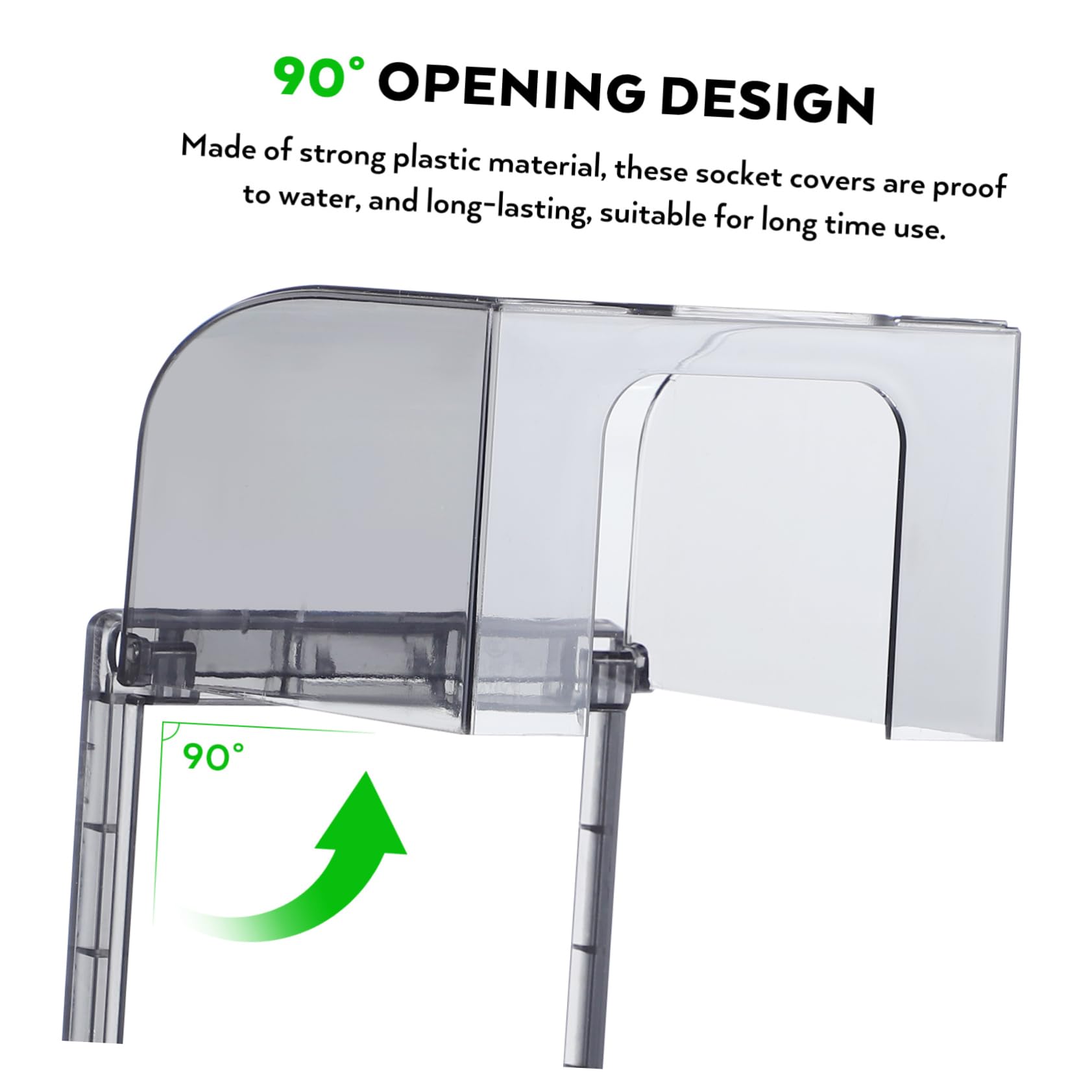 OSALADI 4stücke Outlet Cover Box Wasserdichte Steckdosenabdeckung Für Außenbereiche Schutz Gegen Spritzwasser Einfache Installation Langlebiges Material Für Badezimmer Und Garten