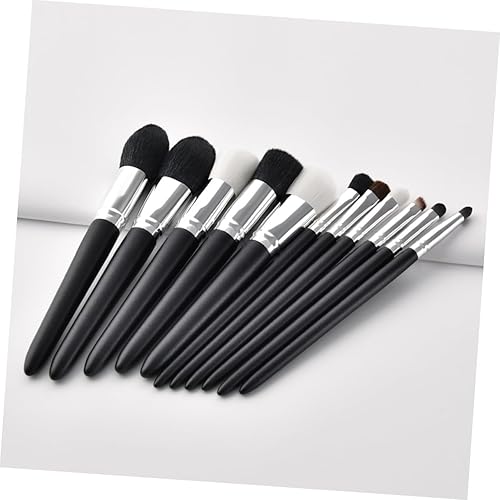 Miniatura 3 de POPETPOP Cepillo de prevención de maquillaje de desperdicio, cepillo de pelo de cabra para mujer, brochas de maquillaje Bling Maquillaje para mujer,