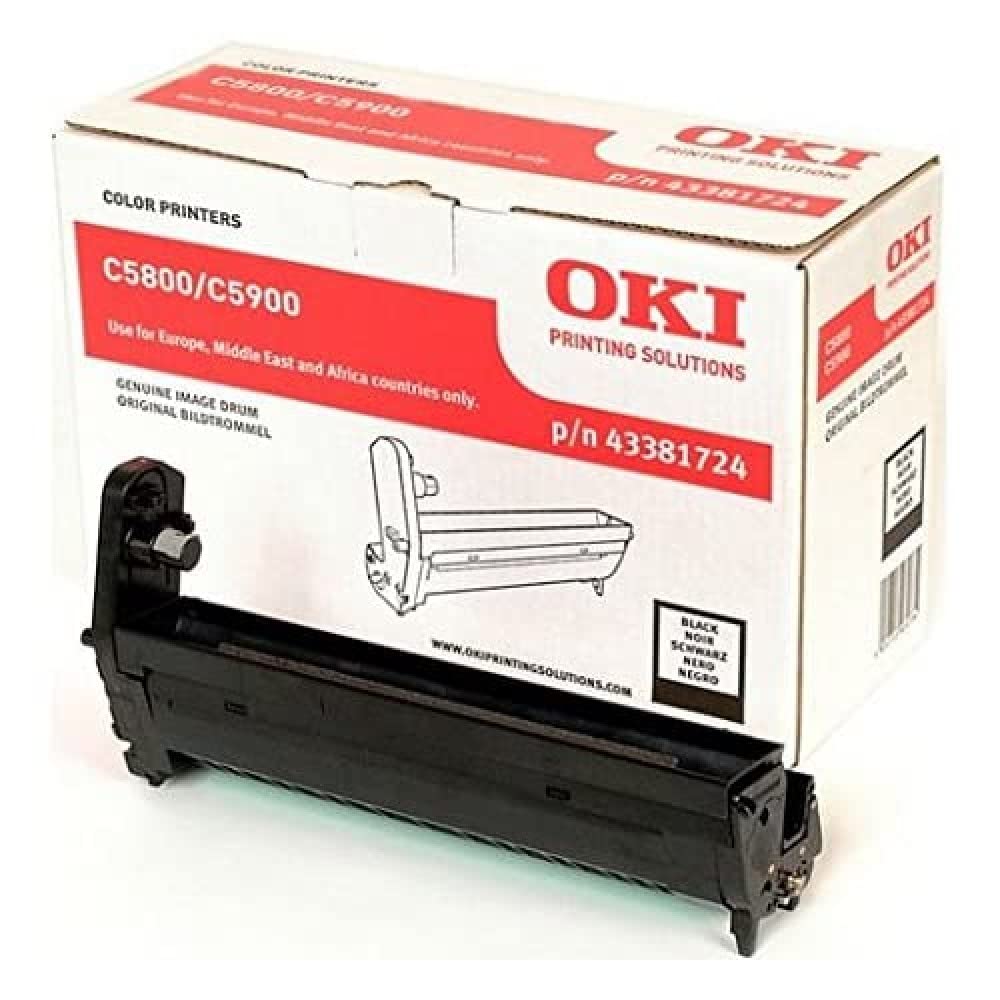 Amazon | OKI C5800/C5900 IMAGE DRUM BLK 43381724 | OKI | トナー