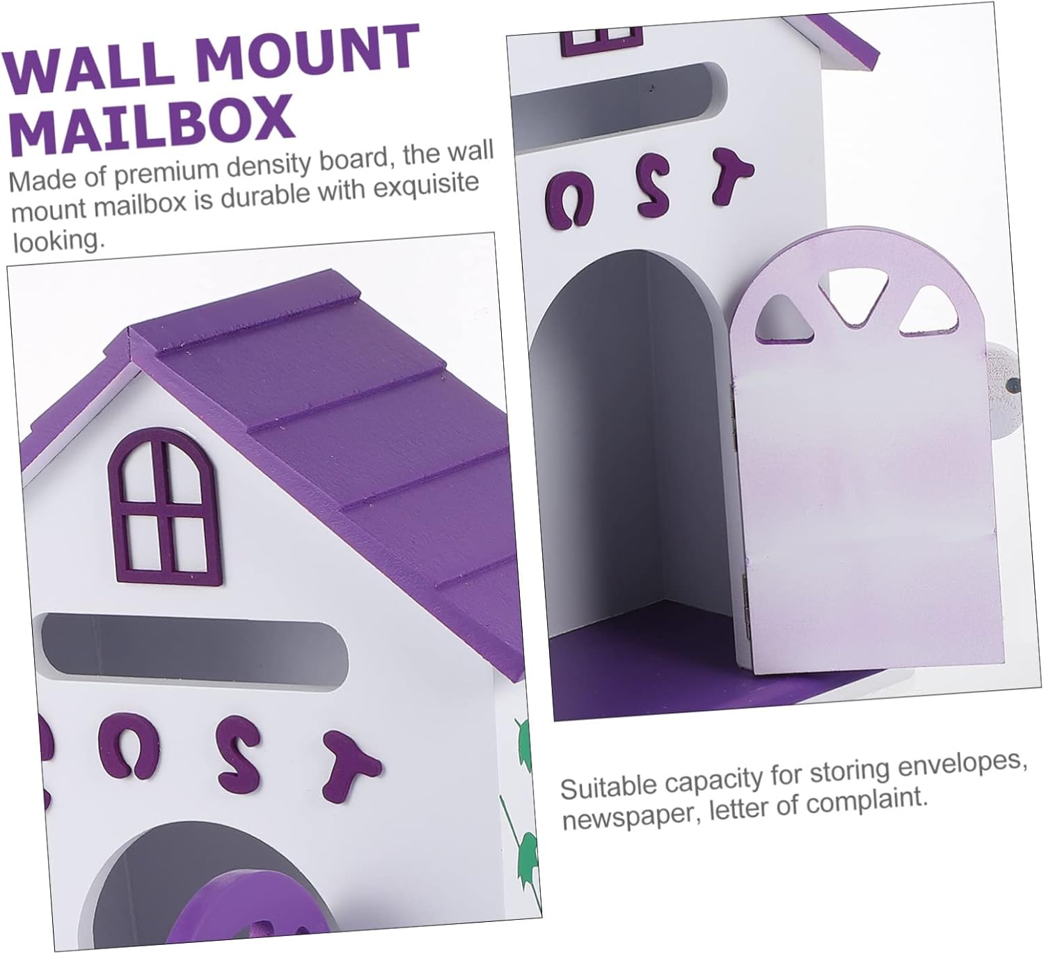 Elegant Wall Mail Box School Letter Organizer Wall Mount Suggestion Box Unique School Complaint Home Decor