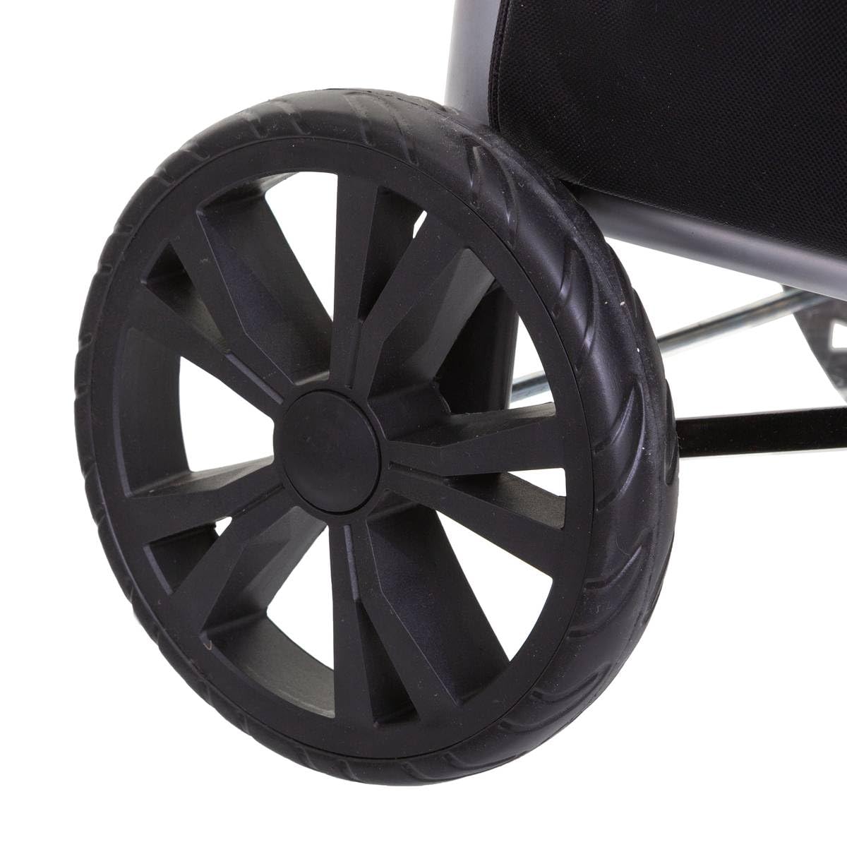 AC-Déco Chariot de Course Pliable - Noir