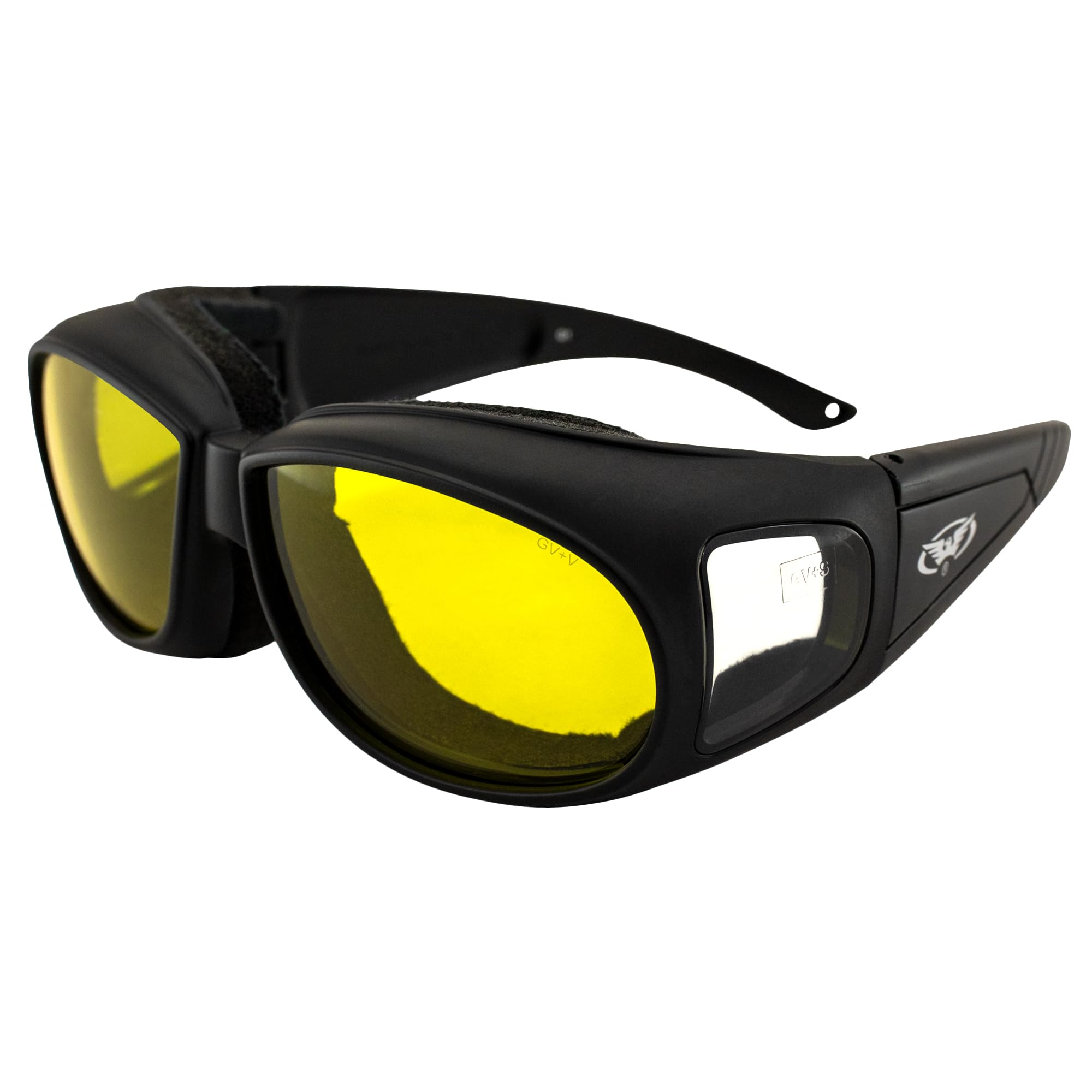 Global Vision Outfitter 24 Sunglasses Matte Black Frames w/Photochromic Yellow to Smoke Lenses ANSI Z87.1+