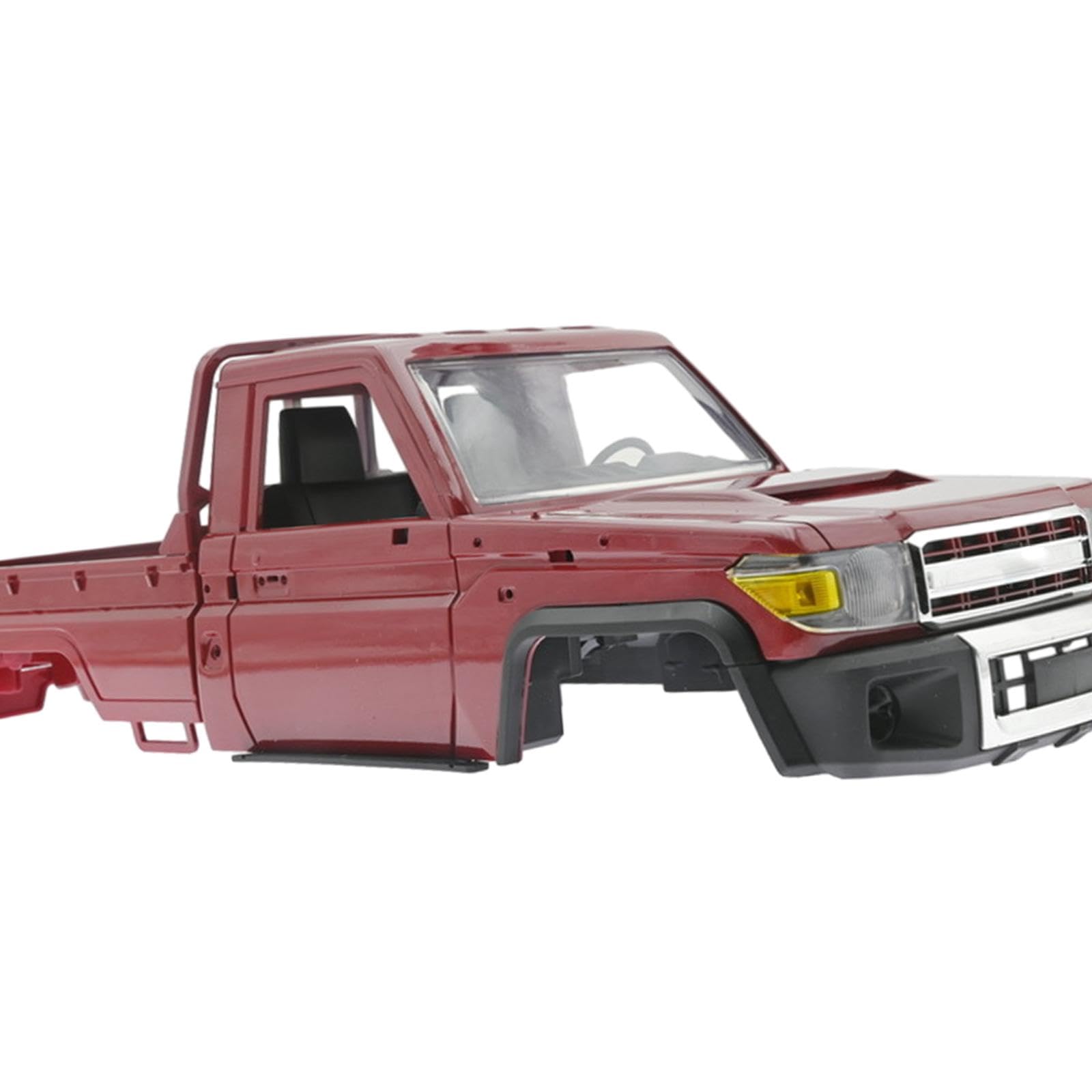 Carrocería para Camión RC, Carrocería de Repuesto para Coches RC, Fácil Montaje, Repuestos RC, Carrocería Pickup RC para Camión RC MN82 1:12, Rojo