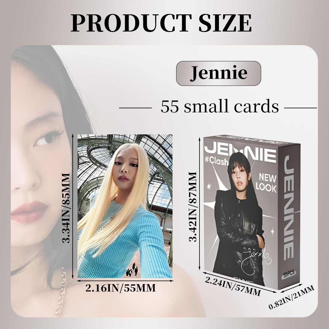 55 Pieces Jennie Blackpink, Photocard, Kpop Merch, Jennie