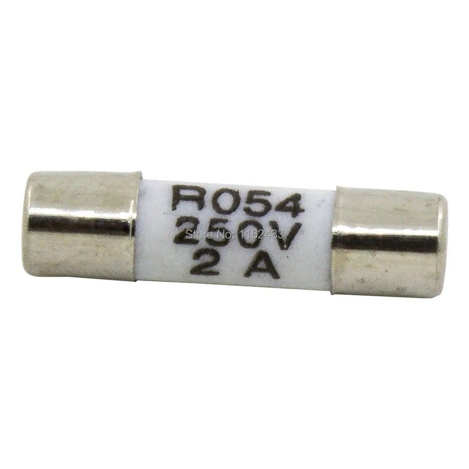 100 szt. R054 250 V 5 x 20 mm ceramiczny bezpiecznik rurowy 1A 2A 3A 4A 5A 6A 8A 10A 15A 20A RO54 5 * 20 mm 5x20 5 * 20