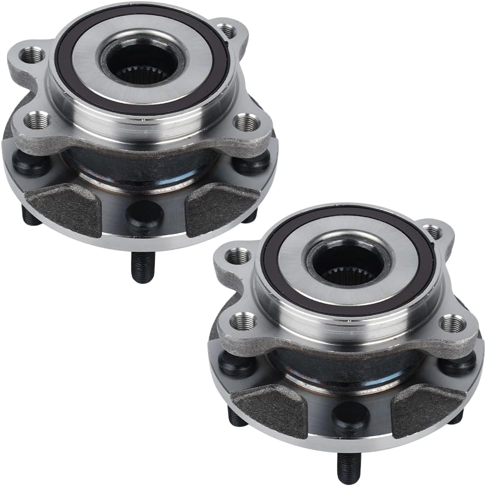 Autoround Pair 513258 Front Wheel Hub and Bearing Assembly for Toyota RAV4 2006-2018/ Mirai 2016-2020, Scion tC 2011-2016 5Lugs w/ABS