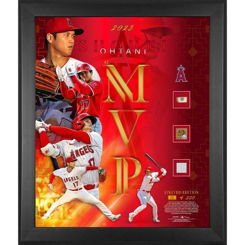 999限定】大谷翔平＊2023MVPフォトフレーム＊Fanatics＊ピース3