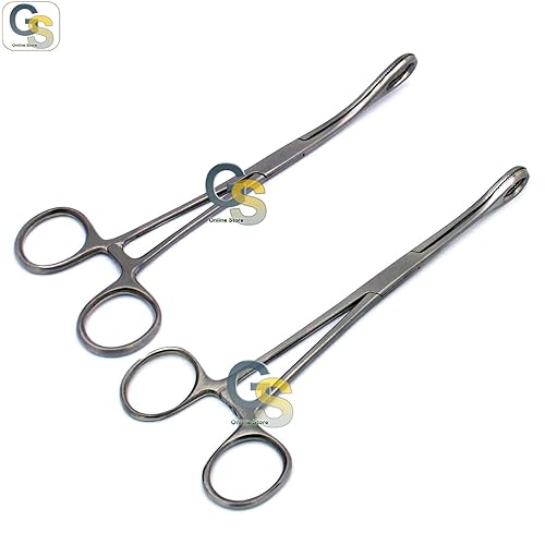 Piercing -2x Esponja Pinzas 6" Straight & Curved G.S Instrumentos