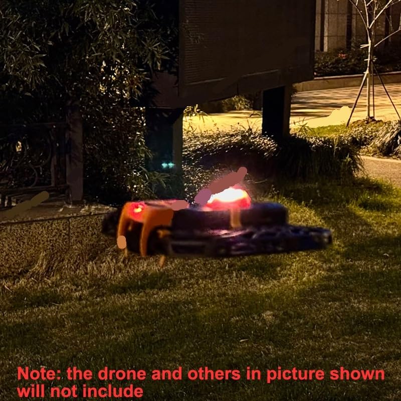 Compatibile con Hover X1 Pro/Pro Max Stroboscopio LED Notte Drone DIY | Luce segnale volo notturno dron fotografico(Black)