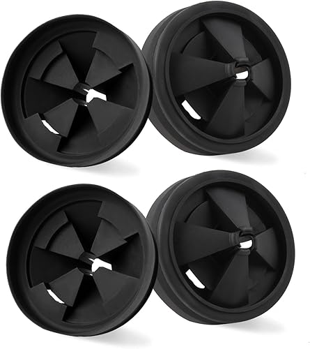 QCB-AM - Protector contra salpicaduras de basura de 3 38 pulgadas, piezas de repuesto para deflector de fregadero InSinkErator Evolution Series,