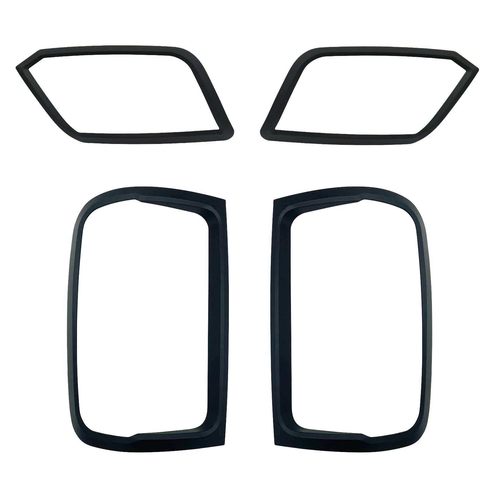 Cubierta para faros delanteros y Copertura fanale posteriore para VW Amarok 2009-2022 V5 V6 Highline Startline Trendline Aventura Atacama Canyon