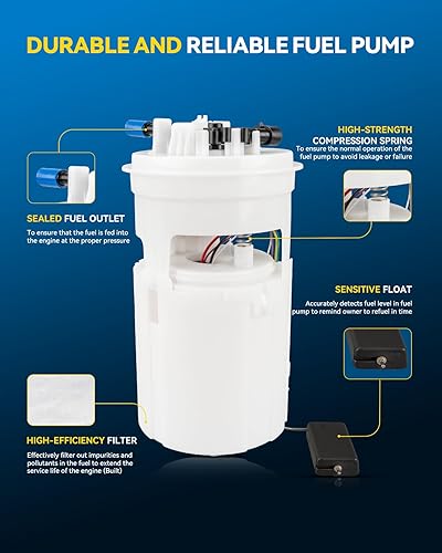 Miniatura 605 de PHILTOP Electric Fuel Pump Assembly Fits For Chevrolet S10 1985-1991, GMC S15 1985-1990, GMC Sonoma 1991, GMC Syclone 1991, SP06B1H