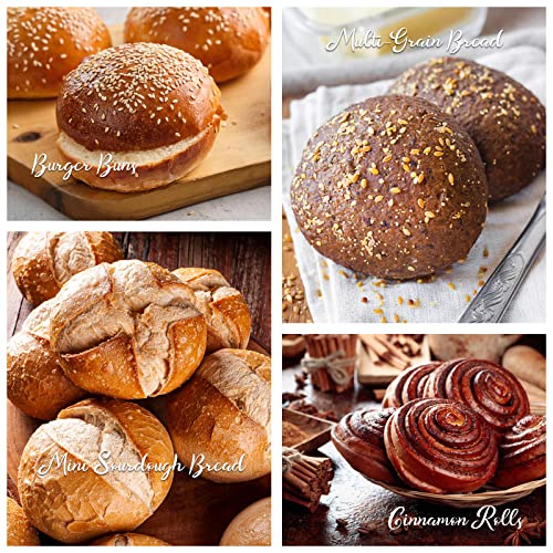 Gddgcuo Hamburger Bun Pan, 4 Inch Silicone Hamburger Bun Mold, 4 Cup Big Baking Pan For Homemade Hamburger Buns, Dishwasher Safe ＆ Bpa-Free #TOP3