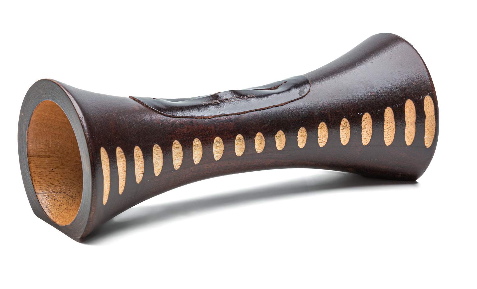 mangobeat® - Enceinte écologique et Universelle en Bois - Amplification de Tous Les Smartphones sans électricité - « Note Wengé » 25 cm