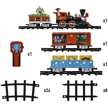 トイストーリー2 電気で動く電車セット 新品 ライオネル社『トイストーリー』 リモコン付 機関車セット（他