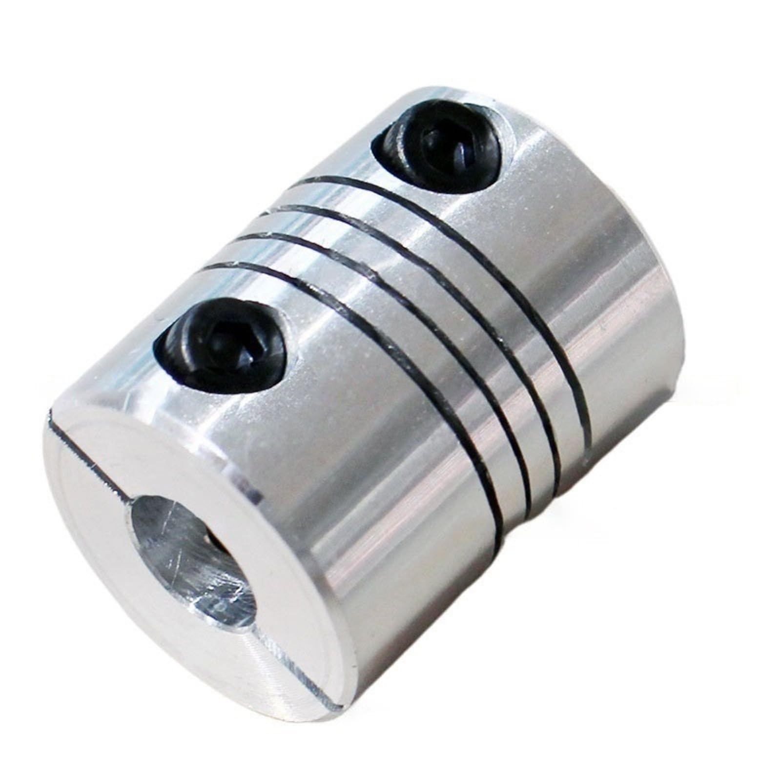 4 stücke D25 L30 Aluminium CNC Motor Backenwellenkupplungen Bohrung 5mm bis 12,7mm Encoder Graviermaschine Flexible Kupplung(6.35mm to 10mm)