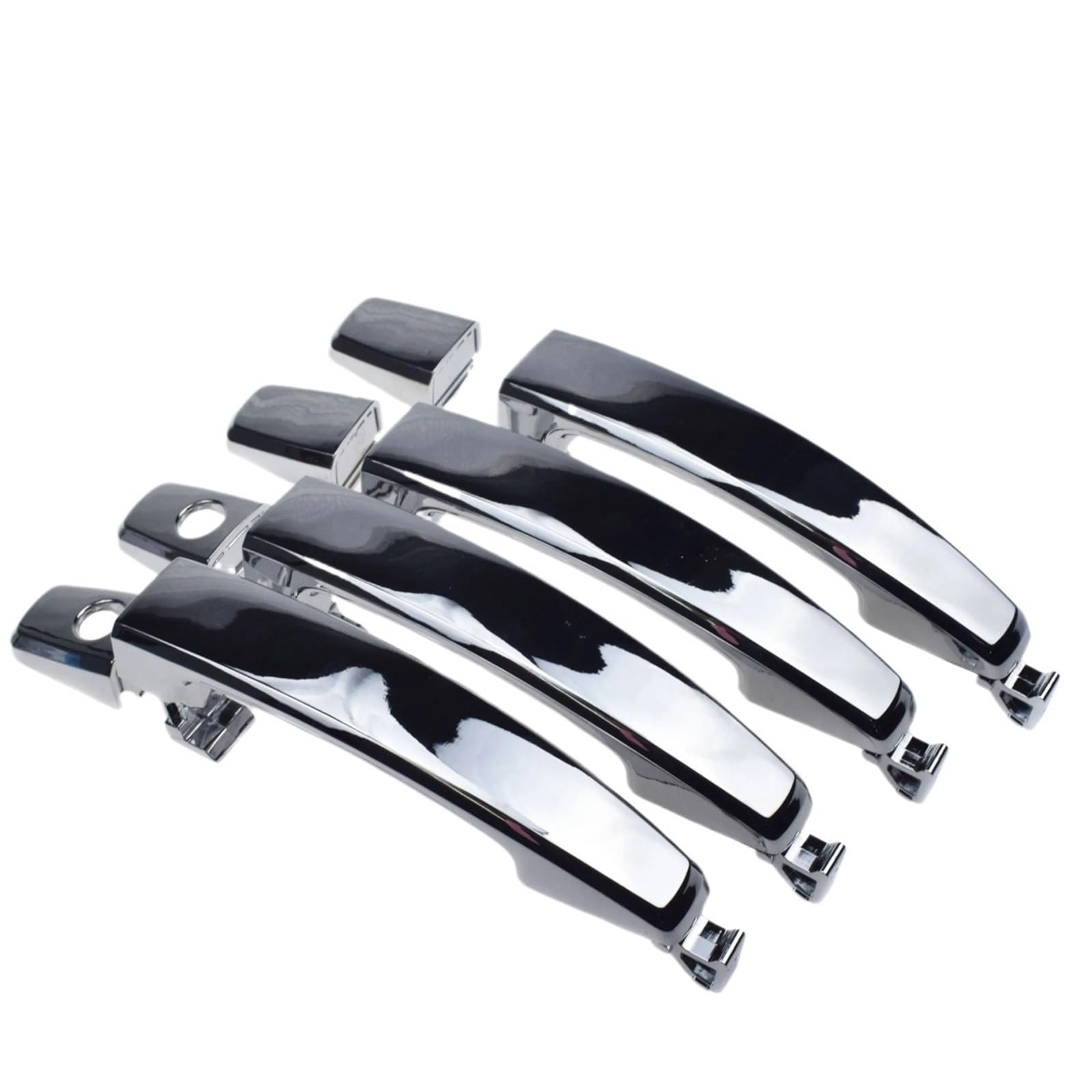 Qjahxkf 4 Sides 2 Holes Replacement Exterior Door Handles Exterior Door Handle Chrome For Chevrolet For Captiva For Sport For Saturn For Vue 2.4L 3.5L 3.6L 2008-2011 Outer Handle(4 Sides 2 Holes)