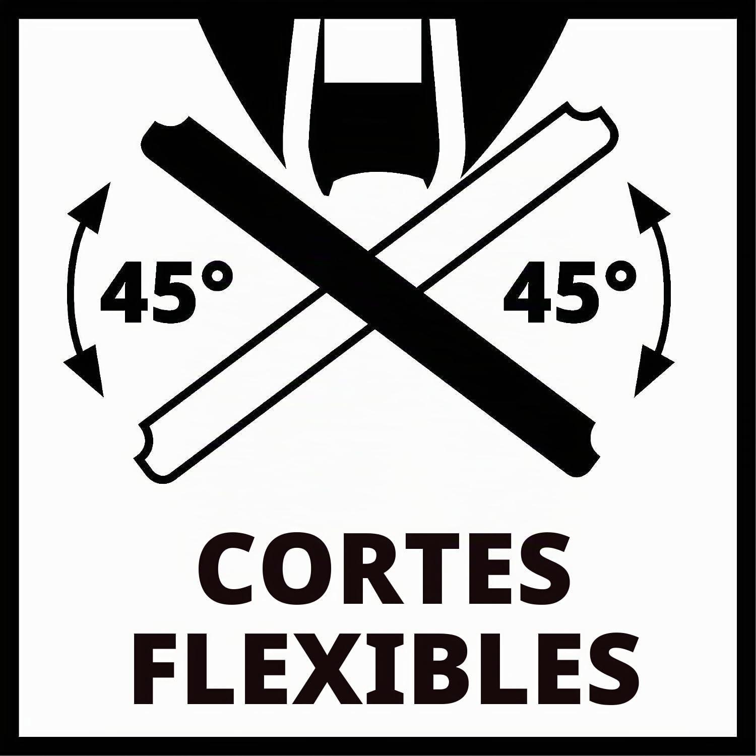Einhell Sierra de calar - TC-JS 60/1. Baja vibración, control electrónico de velocidad, cambio de hoja sin herramientas, suela para cortes de inglete hasta 45 ° grados