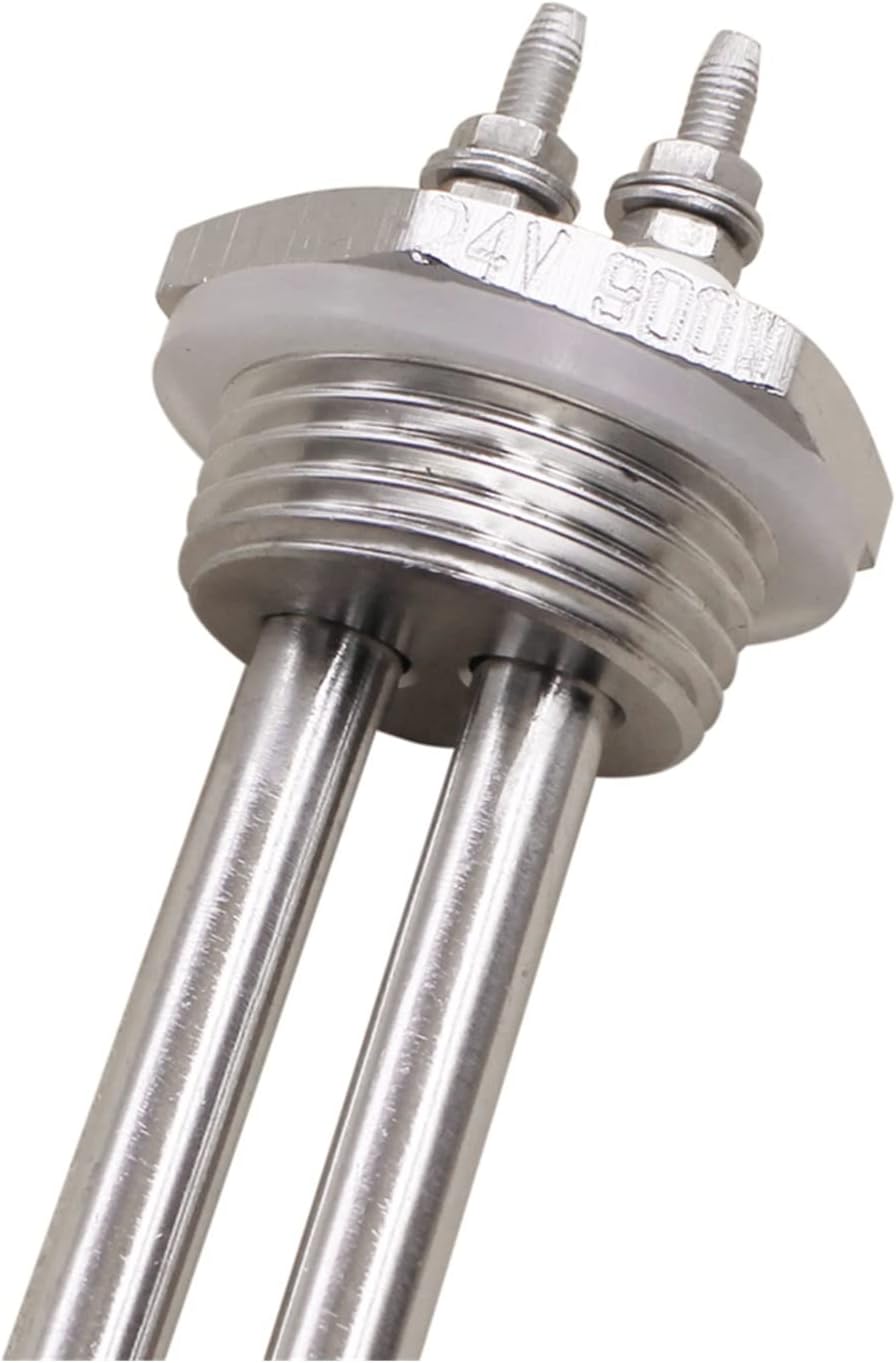 ヒーターエレメント uタイプ DC 24V 900W筒状ヒーター要素加熱要素1 インチNPT.スクリュー
