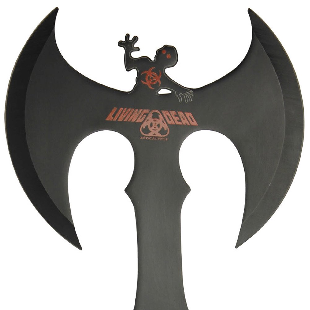 Armory Replicas Living Dead Apocalypse Zombie Double Bit Full Tang Axe
