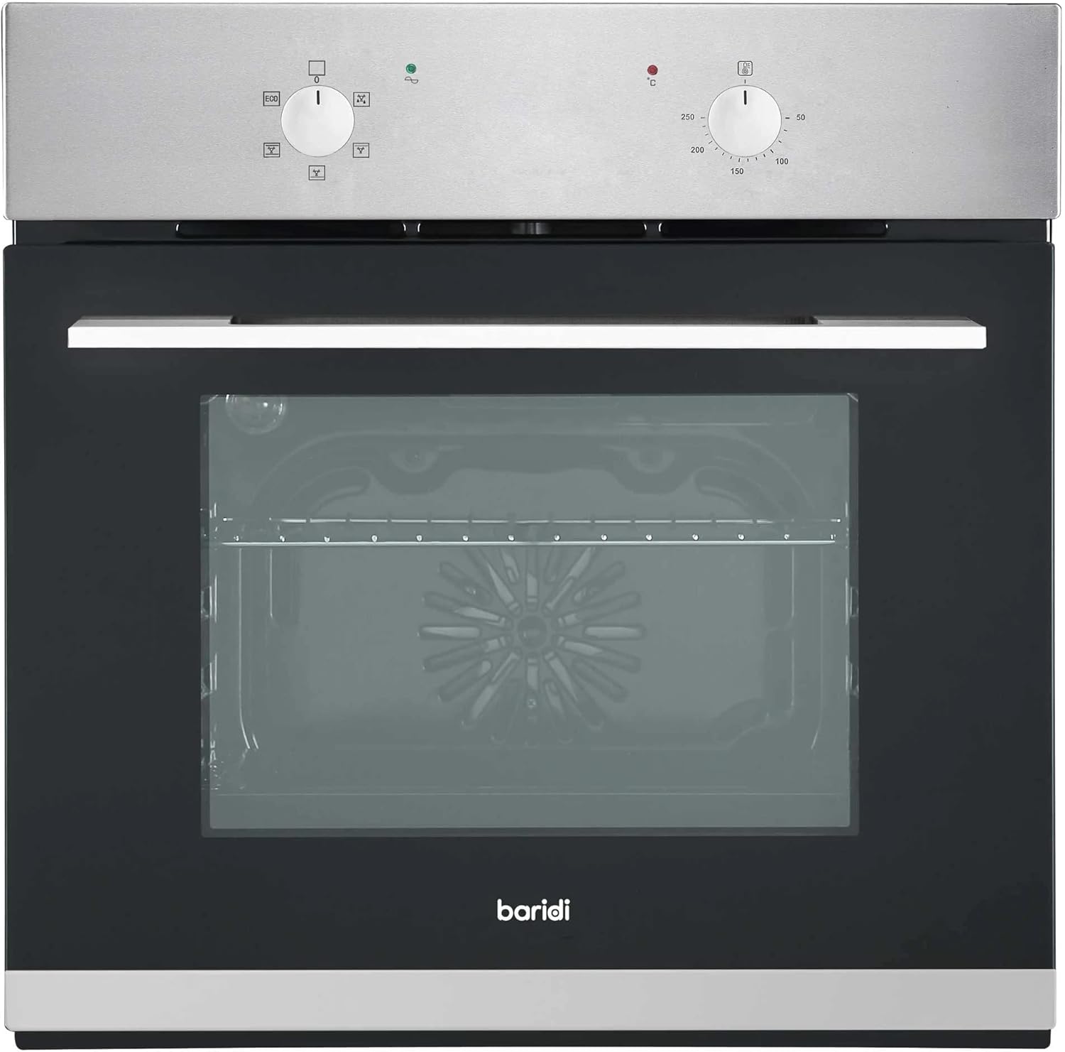 Baridi 60cm BuiltIn Five Function Fan Assisted Oven, 55L Capacity