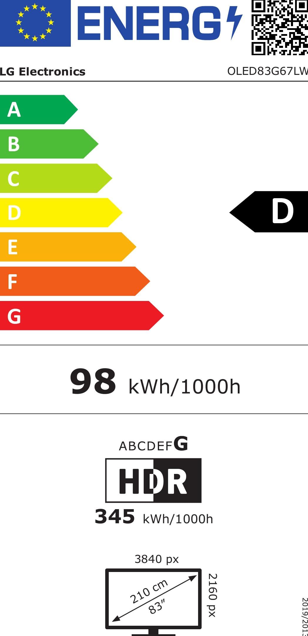 LG OLED55G67LW TV 55 Zoll (139 cm) 4K OLED evo AI TV (α11 Gen3 4K AI Prozessor, webOS 26, 120Hz (VRR bis zu 165Hz)) [Modelljahr 2026] [Energieklasse E]