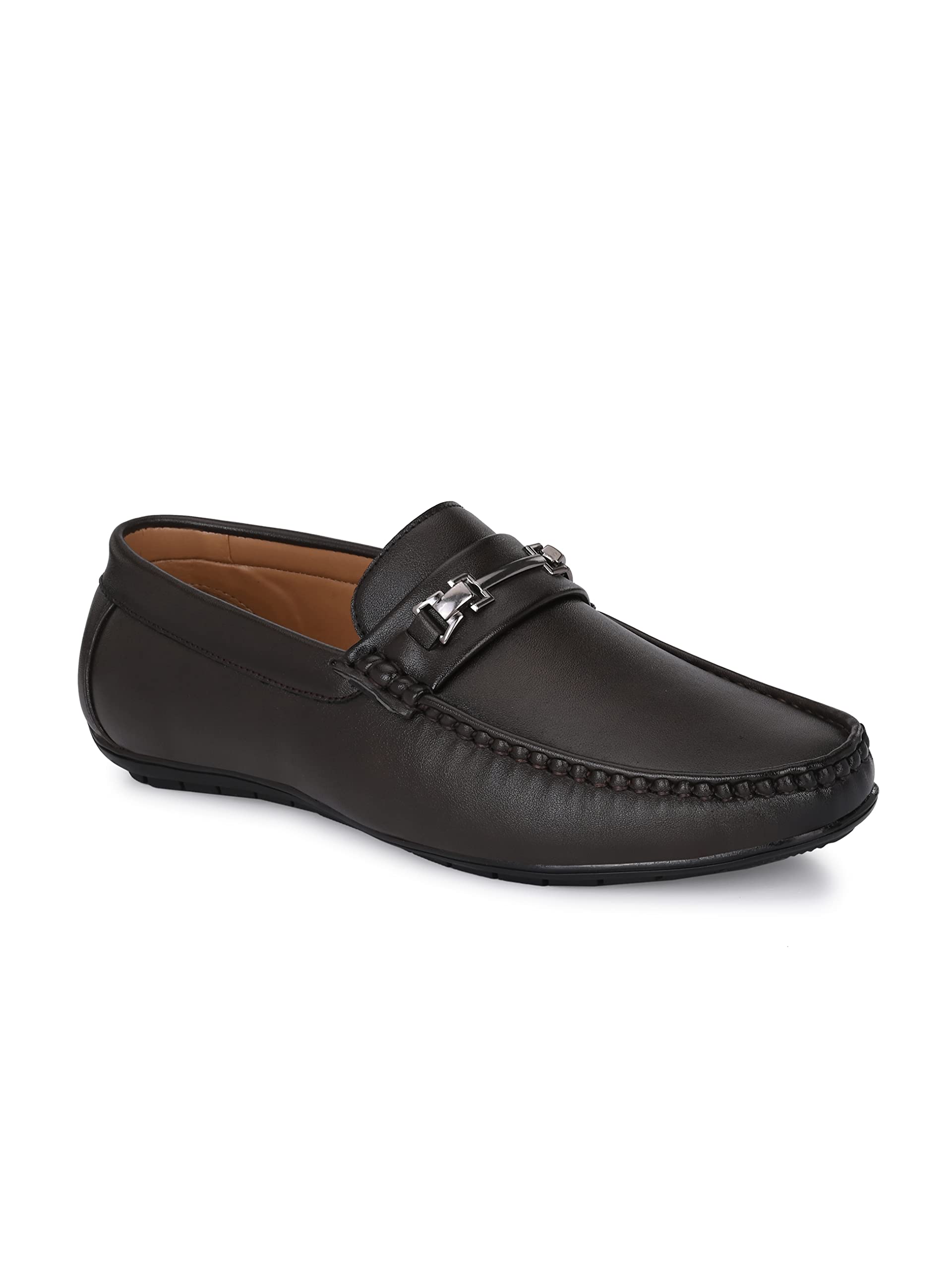 carlo romano Men's Moccasin | Slip-on Shoes for Men | Casual Footwear | Round Toe Design | Flexible Outsole | Lightweight Structure-picture-25