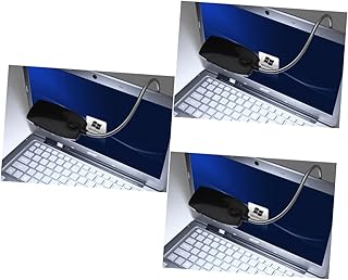 OSALADI Reading Light 3pcs USB Desk lamp USB Computer Light Lamp for Laptop Learning lamp gooseneck Light Mini usb2