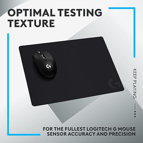 Miniatura 4 de Logitech G Alfombrilla de mouse para juegos 440 optimizada para sensores de juegos baja fricción de superficie alfombrilla de mouse antideslizante