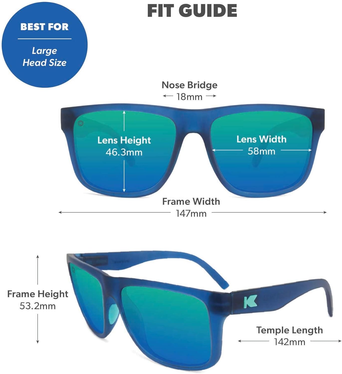 Knockaround Torrey Pines Polarized Sunglasses for Men & Women - UV400 Protection