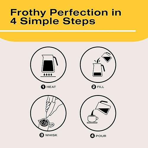 Miniatura 6 de Vaporizar eléctrico de mano Bean Envy para leche espumador perfecto para el mejor Latte se incluye soporte de acero inoxidable