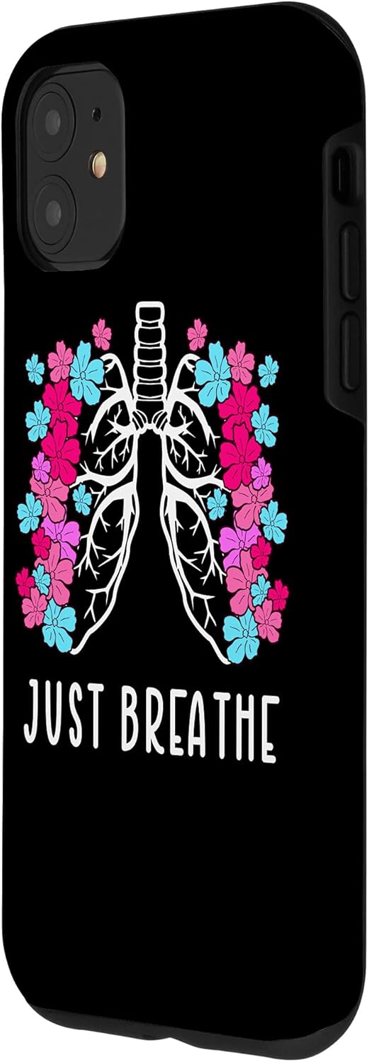 iPhone 11 Lungs filled with flowers - just breathe Case