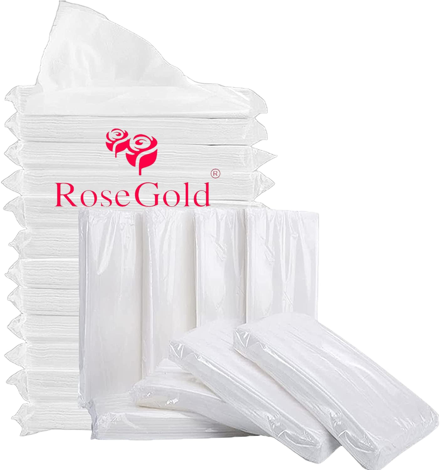 Rose Gold Facial Tissue Box Refill | Car Box Refill | 2 Ply 600 Pieces | Pack of 3 | Suitable for All Skin Types-image-35