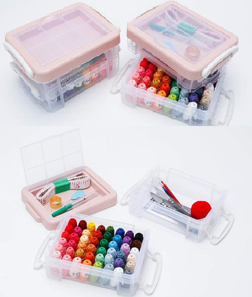 Kit De Costura,Costurero 56 Pcs Accesorios Costura Kit De Accesorios para El Viajes Y Principiantes Y Emergencias