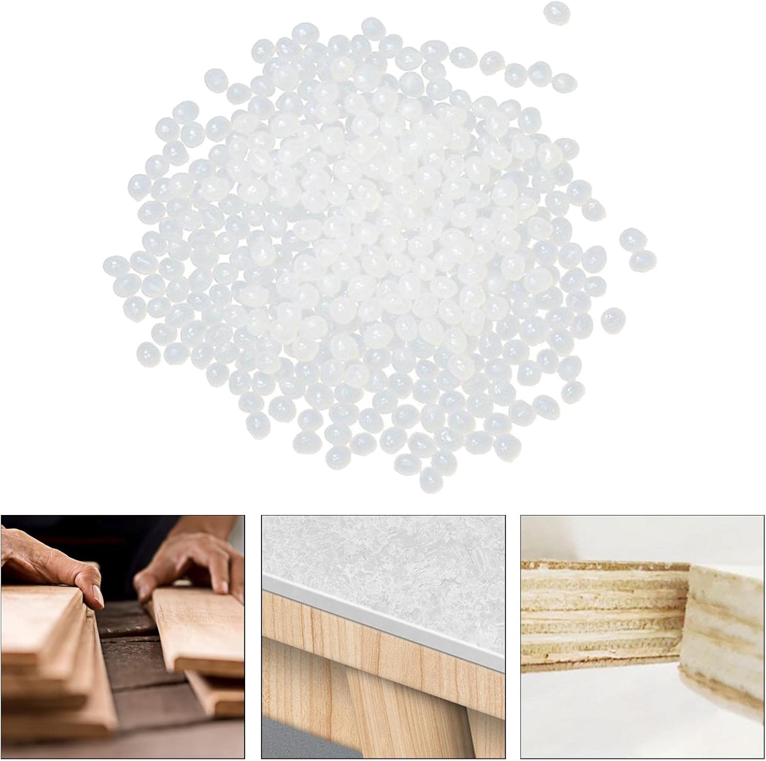 Thermal Beads for Binding Machine and Album Edge Banding, White