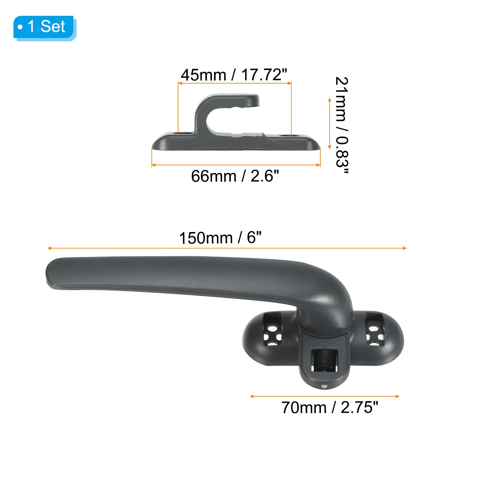PATIKIL Aluminum Alloy Window Handle - Image 2