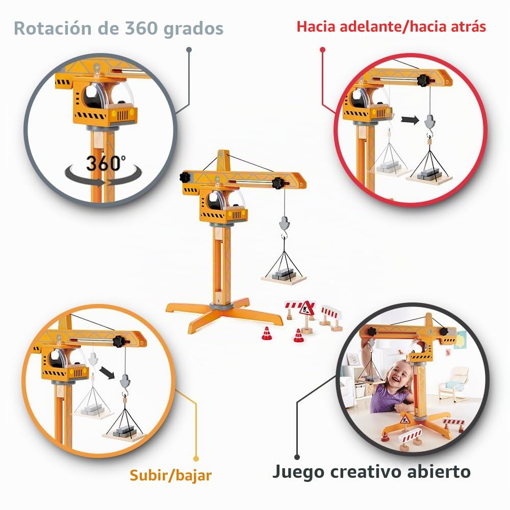 Hape Camión Volquete - Juguete para Pequeños Constructores