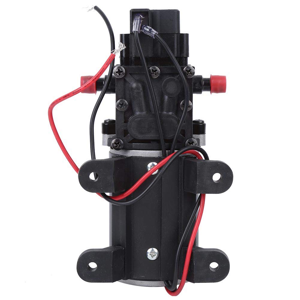 Micro Pompe à Eau, Pompe à Membrane Intelligente Haute Pression DC18V/12V 120W 7L/min 10mm Sortie D'eau Droite 7.0L/MIN 1.2mpa Pompe à Membrane à Pression D'eau en Fonte et en Acier(18V)