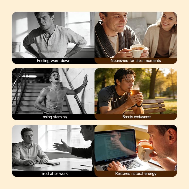 Ginseng Five Treasures Tea – Premium Traditional Chinese Herbal Infusion, Natural Tea Bags with Ginseng & Goji, 8g × 10 Packs - Image 4