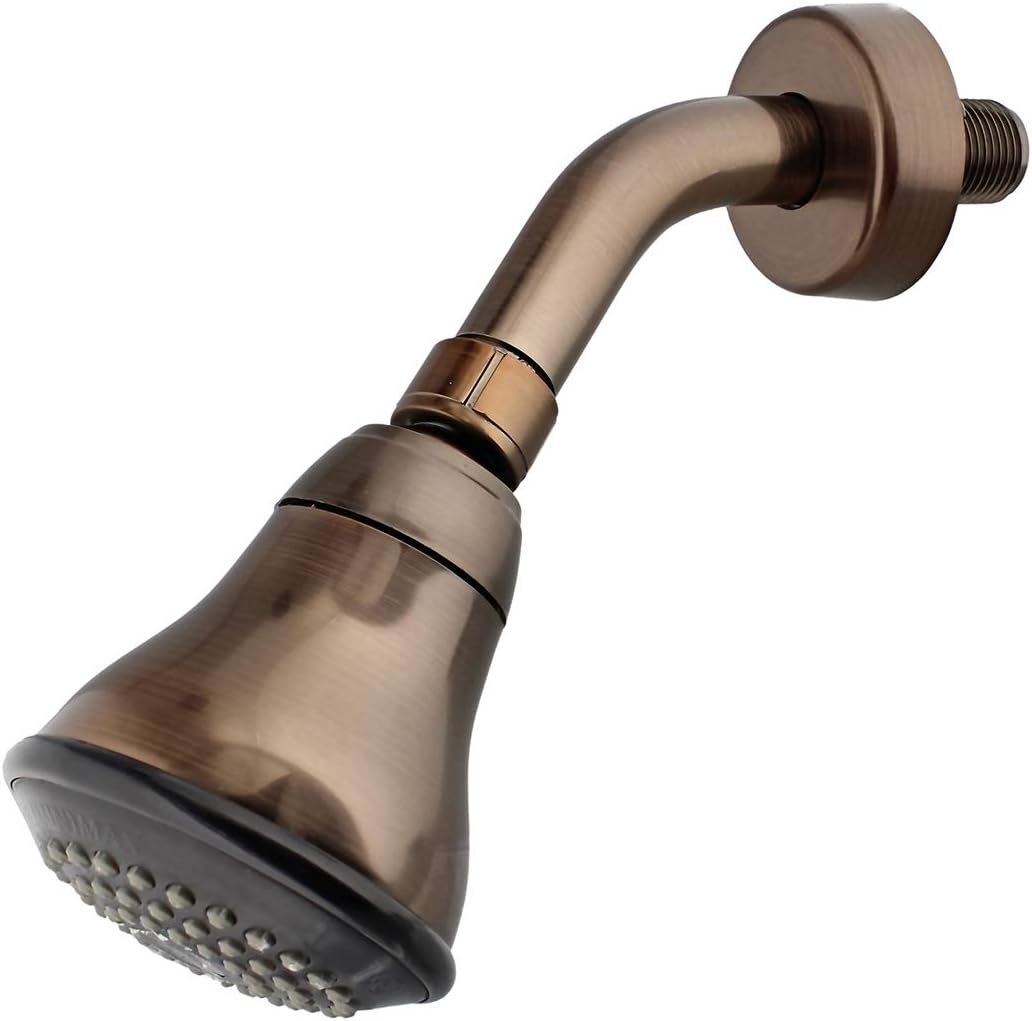 Empire Faucets U-YSL68ORBASLVR Non-Metallic Pressure Balancing Tub/Shower with Spout Diverter & Upgraded Shower Head - Oil Rub Bronze