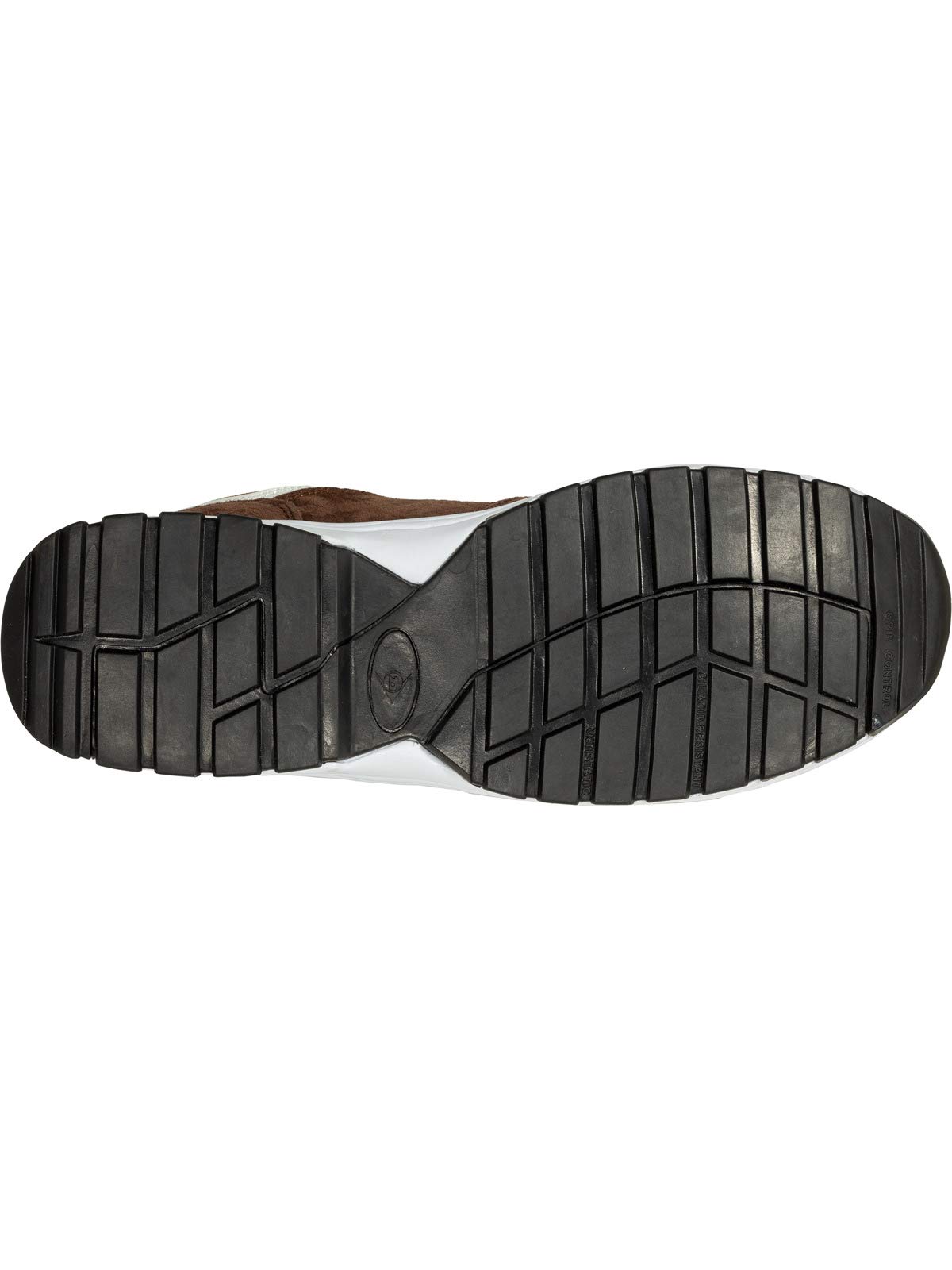 Dunlop DL0201027-44 Zapato, Piel de Ante y Mesh, Marrón, 44