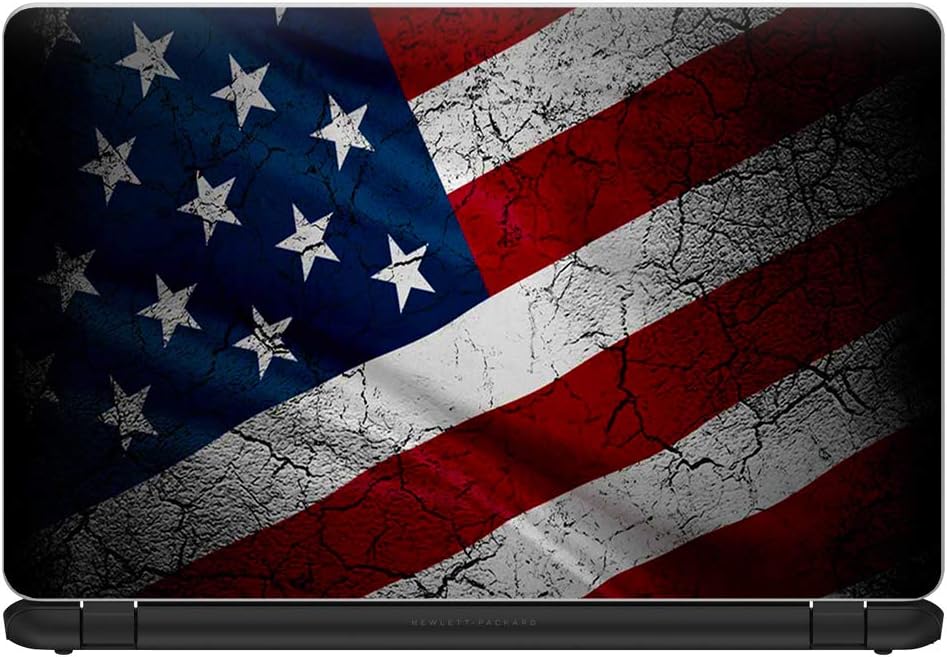 15 15.6 inch Laptop Notebook Skin vinyl Sticker Cover Decal Fits 13.3" 14" 15.6" 16" HP Lenovo Apple Mac Dell Compaq Asus Acer/American Flag distressed image 2 of 6 B01MRSO7XY