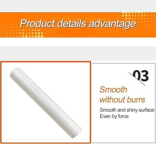 Miniatura 5 de GOONSDS Varillas de cerámica las varillas de cerámica de alúmina tienen una superficie lisa resistente a la corrosión, 1 unidad de 3.937 in,