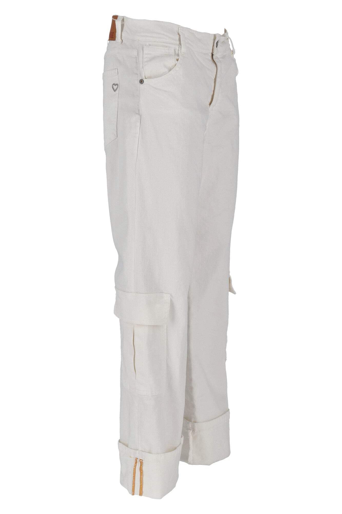 Please Jeans Bianco P2TSHO2N3N